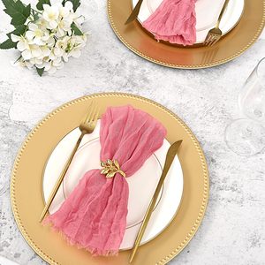 Éxito <span class=keywords><strong>de</strong></span> Ventas: Platos <span class=keywords><strong>de</strong></span> Presentación Dorados <span class=keywords><strong>de</strong></span> 13 Pulgadas <span class=keywords><strong>de</strong></span> Plástico PP Reutilizables para Decoración <span class=keywords><strong>de</strong></span> Mesas en Bodas, Eventos <span class=keywords><strong>y</strong></span> Fiestas - Product Image 4