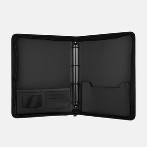 แฟ้มเอกสารแบบมีซิป 4 ช่อง ดีไซน์หรูหรา ทำจากหนัง PU ใช้ถือได้ - Product Image 6