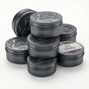 Personnalisation en gros de boîtes en aluminium plates et rondes de 50 g pour l'emballage du <span class=keywords><strong>caviar</strong></span> - Product Image 4