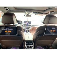 AZTON insérer dans la prise de courant siège arrière de voiture appui-tête moniteur Android pour BMW X7 G07 X5 G05 système vidéo de divertissement Netflix