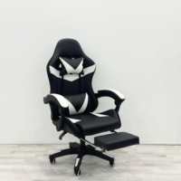 Fauteuil de jeu inclinable en cuir avec hauteur réglable, pivotant à 360 degrés, soutien lombaire - Échantillon gratuit pour usage domestique et de loisirs