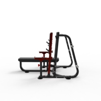 Banc de musculation plat professionnel stable pour presse pectorale, idéal pour la salle de sport et l'entraînement à domicile