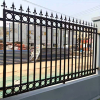 Palo de Acero Galvanizado Antirrotura / Cerca de Seguridad de Acero Forjado con Parte Superior Plana, Duradera y Apilable