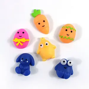 Manufacture Wholesale TPR Squishies Toy Animal Mochi Squishy Kids Easter Egg Fillers Kawaii Stress Relief Toys Xmas Gifts