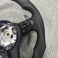 Volant en cuir personnalisé OEM ODM Plug-and-Play avec boutons et palettes de changement de vitesse, volant sport pour BMW M3 M4 M5 M6 F30 F36