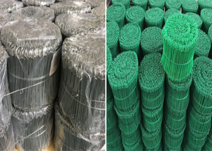 Factory Supply Black Annealed Iron Binding Double <strong>Loop</strong> <strong>Tie</strong> <strong>Wire</strong> Bundle - Product Image 5