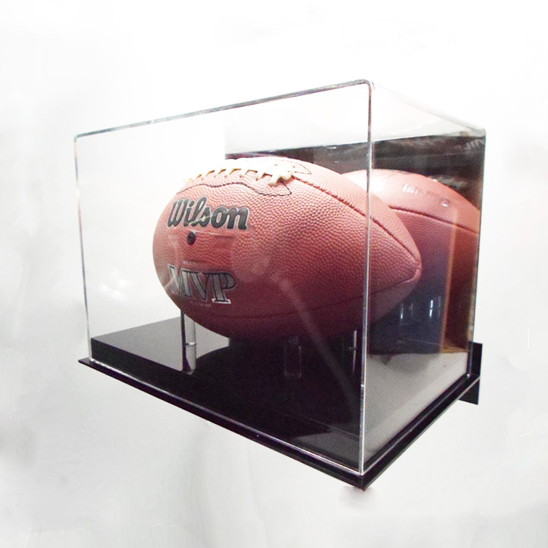 Vitrine de luxe en acrylique pour ballon de soccer Boîte d'affichage pour ballon de soccer - Chine Boîte en acrylique et présentoir prix