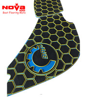 Tapis de pont de bateau en mousse EVA personnalisée de 9 mm, tapis antidérapants en teck marin avec adhésif 3M pour accessoires Seadoo Challenger