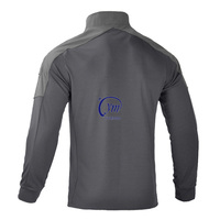 Chemises tactiques pour hommes en nylon et élasthanne respirantes et à séchage rapide avec logo personnalisé pour la randonnée, le cyclisme et l'entraînement