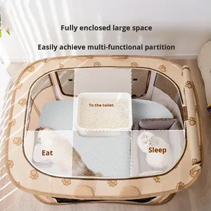 Animal-shaped <strong>Cat</strong> and Dog Maternity Bed &amp; Foldable Pregnancy Birthing Nest Rectangular Space-Saving Tent - Product Image 5