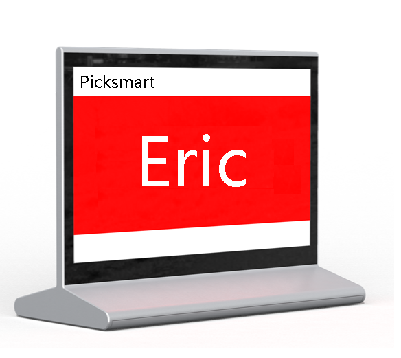 Picksmart Ble 5.0 Custom 7.5 Inch Wireless Electronic E Ink Screen Meeting Nameplate E-Paper Display Conference Table Card