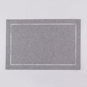 Nuovo commercio all'ingrosso poliestere fabriscis tovaglietta per il cliente colore Die taglio ricamo a buon mercato tavolo tappetino - Product Image 5