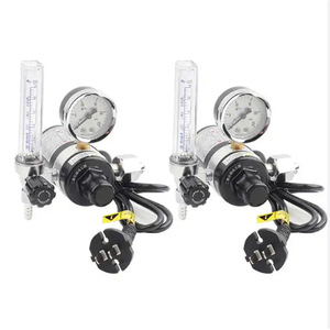 Manomètre de réduction de pression de dioxyde de carbone en laiton et aluminium 36V 110V 220V Interface W21.8-14 pour chauffe-eau à gaz mixte CO2 - Product Image 4