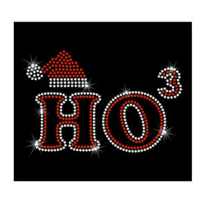 ملصق حراري لقميص بتصميم قبعة سانتا كلوز وعبارة '<span class=keywords><strong>Believe</strong></span>' لعيد الميلاد، مزين بالكريستال اللامع - Product Image 2