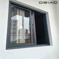 Ventana Corredera Moderna de Aluminio Residencial, Ventana Fija Superior Insonorizada de Alta Calidad para Uso en Exteriores, Apartamentos, Oficinas, Hoteles