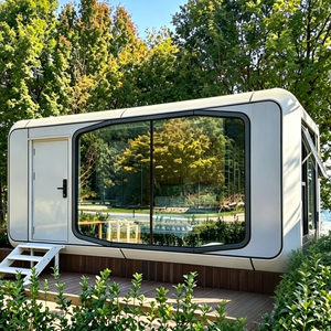 Cabaña Inteligente <span class=keywords><strong>Apple</strong></span>, Moderna, Duradera y Personalizada para Exteriores, Kiosco Comercial para Cafetería, Aislada, Resistente a la Intemperie y al Fuego, Casa Contenedor - Product Image 3