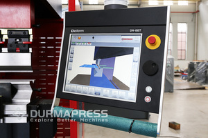 Giá tốt nhất 4 + 1 6 + 1 trục 400t6000 thủy lực 2D lập trình da66t CNC Báo Chí phanh động cơ servo - Product Image 6