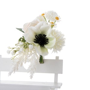 Pince à cheveux CallaFloral Camélia 12 cm – Fleur artificielle élégante pour mariage et décoration intérieure - Product Image 5