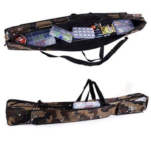 Bolsa de pesca Cottonwood de la fábrica BSCI con capacidad para 4 cañas de pescar, con correa ajustable para el transporte. - Product Image 6