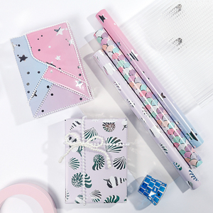 Rollo de papel de regalo de cumpleaños metálico suave al por mayor 80gsm papel tisú, 43*300cm embalaje de regalo personalizado de lujo - Product Image 4