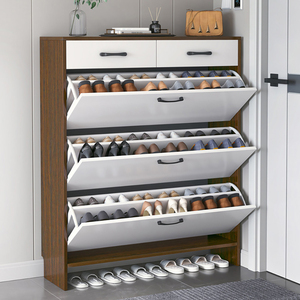<span class=keywords><strong>Zapatero</strong></span> Ultrafino de Fibra de Madera MDF con Puerta Abatible para Uso Doméstico, Entrada a la Puerta, para Hogares Pequeños, <span class=keywords><strong>Zapatero</strong></span> Económico - Product Image 1