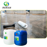 Kit de peinture de sol pour garage ménager, set étanche, ensemble de peinture de sol en époxy résistant à l'humidité et aux friction