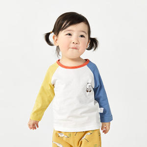 เสื้อยืดคอกลมแขนยาวผ้าฝ้ายใส่สบายสำหรับฤดูใบไม้ผลิและฤดูร้อน ซึมซับความชื้น นุ่มสบาย เหมาะสำหรับเด็กทุกเพศทุกวัย - Product Image 1