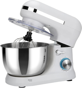 Batteur sur socle professionnel pour la maison, machine de cuisine haute puissance 2200W, capacité 10L, pour gâteaux, pains et pâtes, mélangeur planétaire - Product Image 4