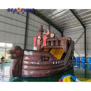 All'aperto PVC casa di rimbalzo grande nave <span class=keywords><strong>pirata</strong></span> salto scivolo gonfiabile buttafuori castello <span class=keywords><strong>pirata</strong></span> grande scivolo parco giochi per bambini - Product Image 3