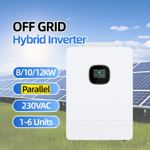 Inversor Solar Híbrido Monofásico de 8KW 12KW, Modelo Europeo Más Vendido, CE, Fuera de Red, 230V 48V, 2 MPPTs, Onda Sinusoidal Pura, Versión Paralela - Product Image 1