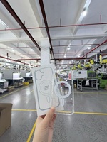 Étui de téléphone de luxe transparent magnétique en TPU + acrylique antichoc pour 16 Pro Max