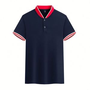 Design Custom Logo Cotton for Polo Shirt for Men High Quality Short Sleeve Golf Clothing Knitted Fabric with Printed Pattern - Product Image 1