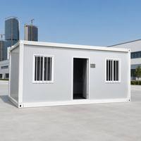Maison conteneur modulaire pliable préfabriquée de haute qualité, avec isolation thermique extensible et finition antirouille pour usage résidentiel