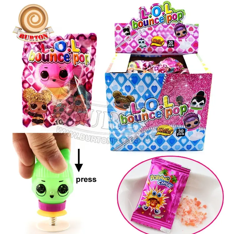 Lol Springen Speelgoed Popping Mix Fruit Smaak Snoep Voor Kinderen