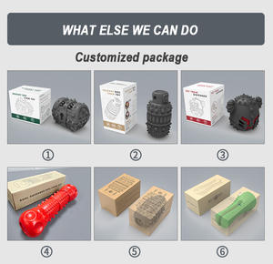 Een Mazon Best Verkopende Producten In De VS Juguete Para Mascota 'S Eco-Vriendelijke Rubberen Hond Tandenborstel Cactus Hond Kauwen Speelgoed Huisdier Speelgoed - Product Image 4