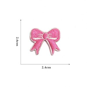Self Adhesive Mini Cute Embroidery Colorful Flower Bowknot Patch for Diy Decoration - Product Image 6