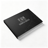 Livres personnalisés à couverture rigide, reliure parfaite, plastification mate, impression offset, papier couché, taille personnalisée, options de couleur et de logo