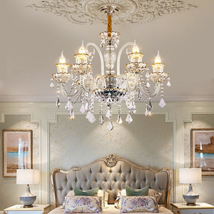 European Style Luxury Crystal Chandelier Multi Head E14 <b>LED</b> <b>Light</b> For Living Room Bedroom Dining Room - Product Image 2