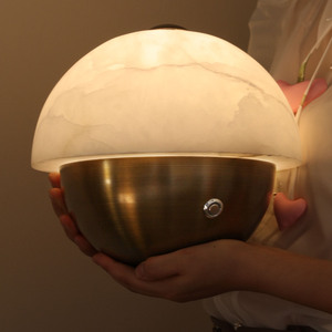 Tiworld Natural Marble Table Lamp 3032 <b>Touch</b> Control Rechargeable <b>LED</b> Bedroom Living Room Ambient <b>Light</b> - Product Image 3