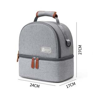 Sac à dos isotherme à double compartiment pour tire-lait, sac à langer, sac à biberon, adapté aux mamans, sac isotherme pour lait maternel - Product Image 5