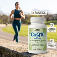 Capsules de Coenzyme Q10 Ubiquinol Cq10, 60 unités, complément alimentaire pour le soutien immunitaire, extrait naturel, unisexe, meilleur prix, OEM ODM