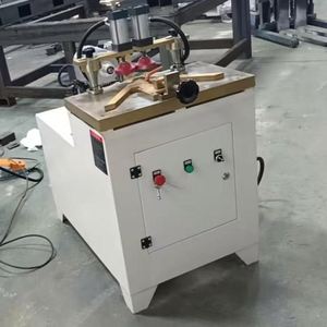 Máquina perforadora neumática horizontal ajustable de 45 grados para carpintería, perforación de orificios simples y dobles, y perforación de orificios inclinados para muebles - Product Image 6