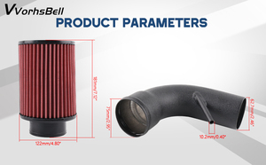 Kit de Filtro y Protector Térmico para Tubo de Admisión de Aire Frío EA211 para Golf MK7, Audi, Seat, Skoda, Jetta, Passat, Sharan, Mejora de Rendimiento WG182-RD - Product Image 6