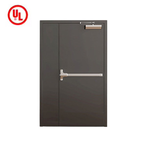 Yüksek kalite 90 dakika çelik yangın kapıları yangın anma Hollow Metal kapı çelik çerçeve ile UL ticari yanmaz kapılar - Product Image 1
