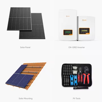 Sistemas de Almacenamiento de Energía Solar Sunpal Conectados a la Red, Kit Completo de Sistema de Energía Solar de 10kw, 20kw, 30kw
