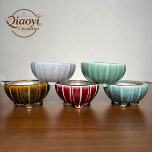 Vente <span class=keywords><strong>en</strong></span> gros de petits pots à fleurs <span class=keywords><strong>en</strong></span> céramique créatifs, émaillés, écologiques, durables, pour plantes succulentes, bonsaïs, intérieur et extérieur, maison et jardin - Product Image 1