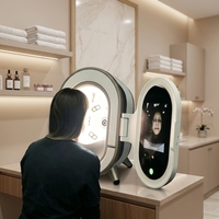 Analizador Facial Inteligente Multi-idioma con Simulación de Envejecimiento, Negro y Oro Rosa, Venta al Por Mayor de Fábrica