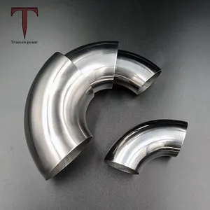 90 Degree Exhaust Elbow Stainless Steel titanium Pipe Bend