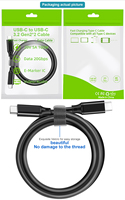 5A chargeur rapide 100W 20Gps Transmission USB Gen2 * 2 câble de données à puce intelligente pour Audio vidéo charge rapide cordon USB-C cordon téléphonique