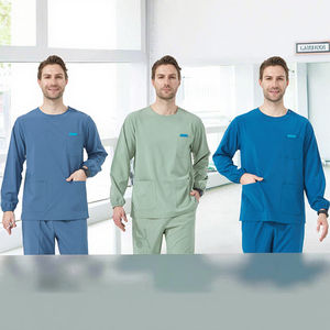 Tenues Médicales Unisexe en Polyester Spandex Extensible 4 Directions, Tissées, Écologiques, Respirantes et Douces pour Hôpitaux et Salons de Beauté - Product Image 3